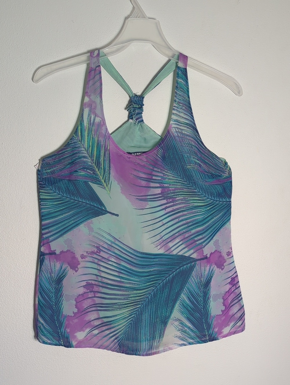 Old Navy Womens Tank Top Lot of 3 Jewel Tone Blues Coastal Boho Flowy Medium - Picture 1 of 16
